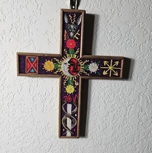 Huichol Yarn Cross